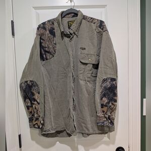 RARE - vintage Scottish Greys 90s mossy oak Shooting shirt